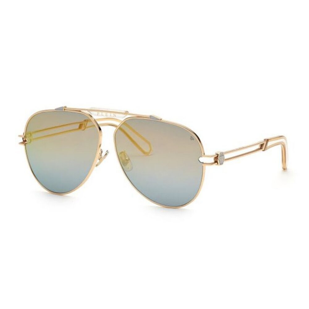 NWT SUNGLASSES PHILIPP PLEIN GOLD GREY